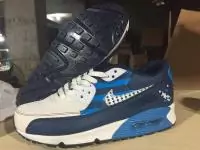 nike air max 90 gs femmes pas cher united states flag blanc bleu